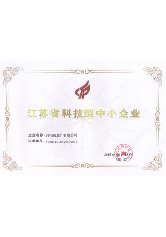 江蘇省科技型中小型企業(yè)